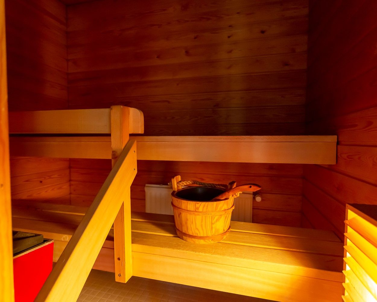 Finnish sauna in the appartment